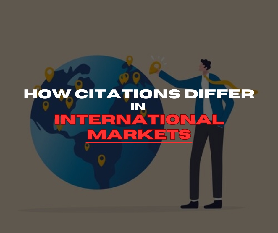 How Citations Differ in International Markets
