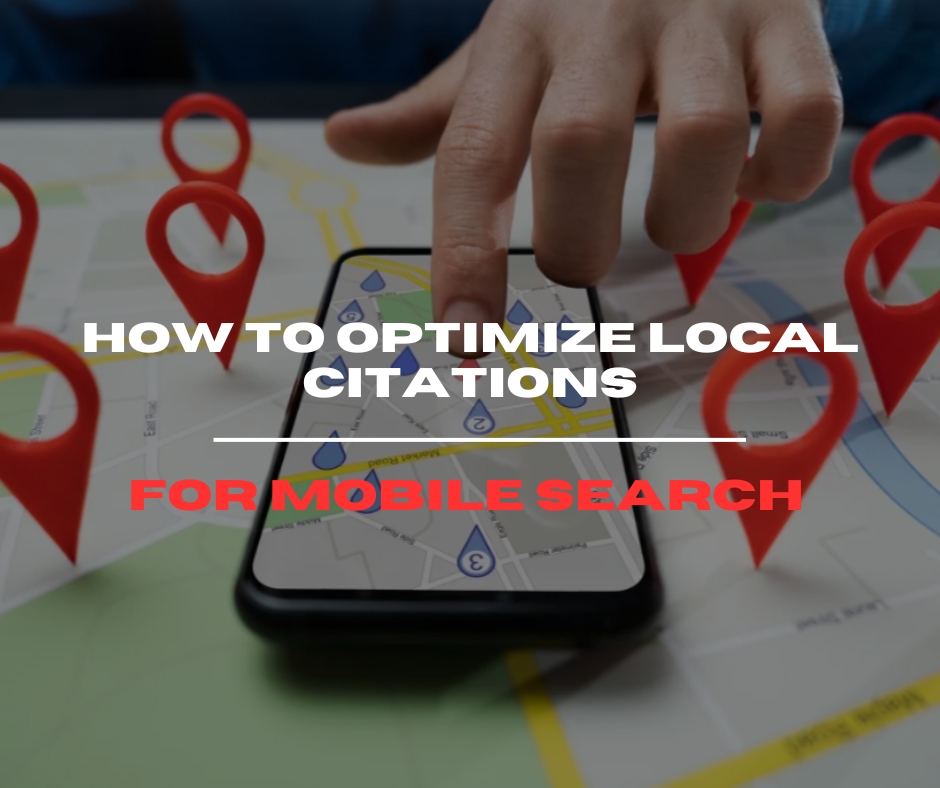 How to optimize local citations for mobile search