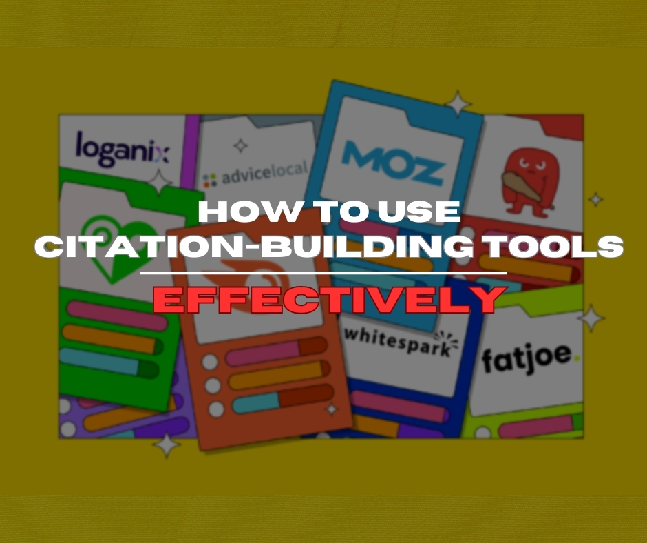How to use citation-building tools effectively
